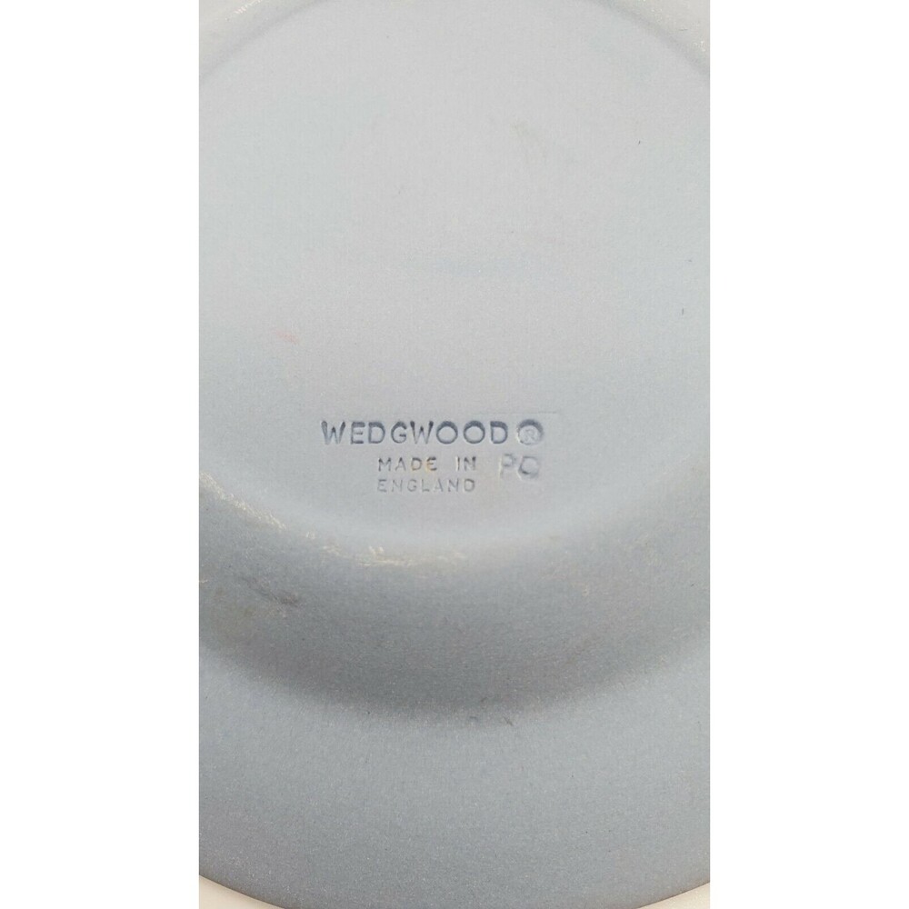 Wedgewood Jasperware Trafalgar Square England Scenic Plate Blue - Picture 7 of 12